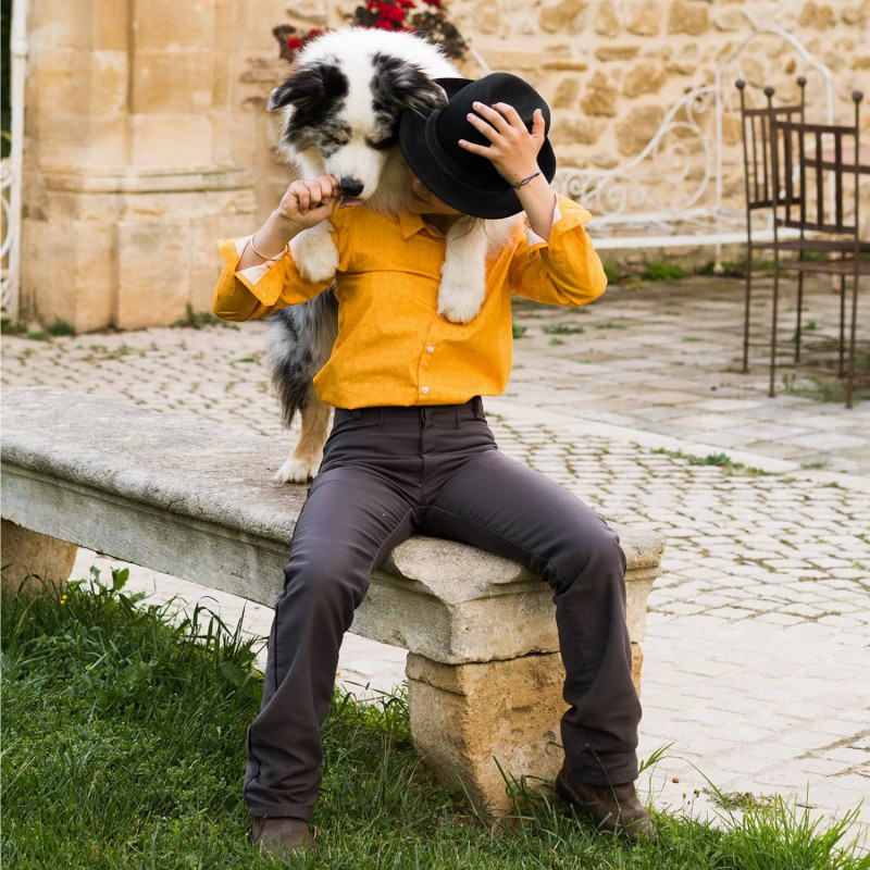 Pantalon gardian enfant en moleskine