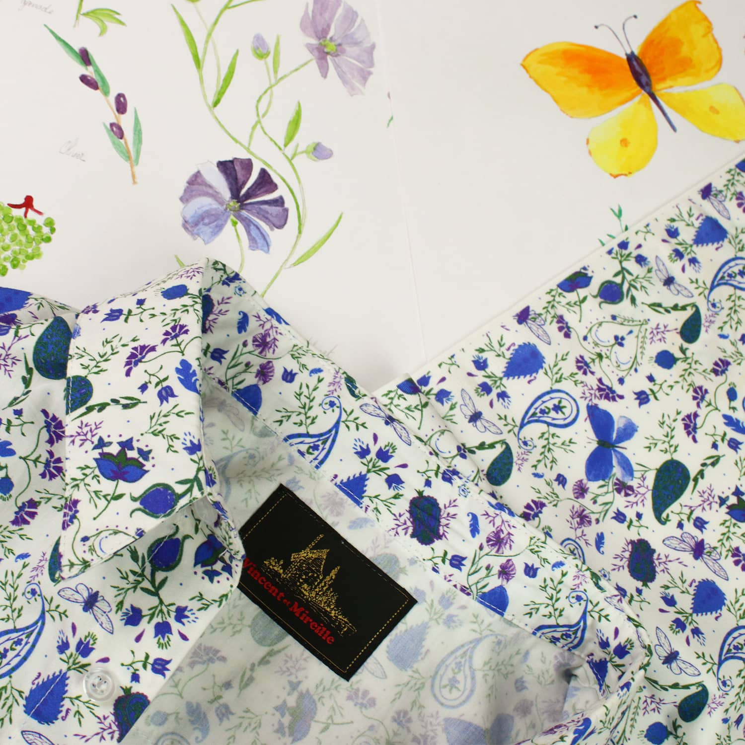 Collection motif Air de Provence - Vincent et Mireille