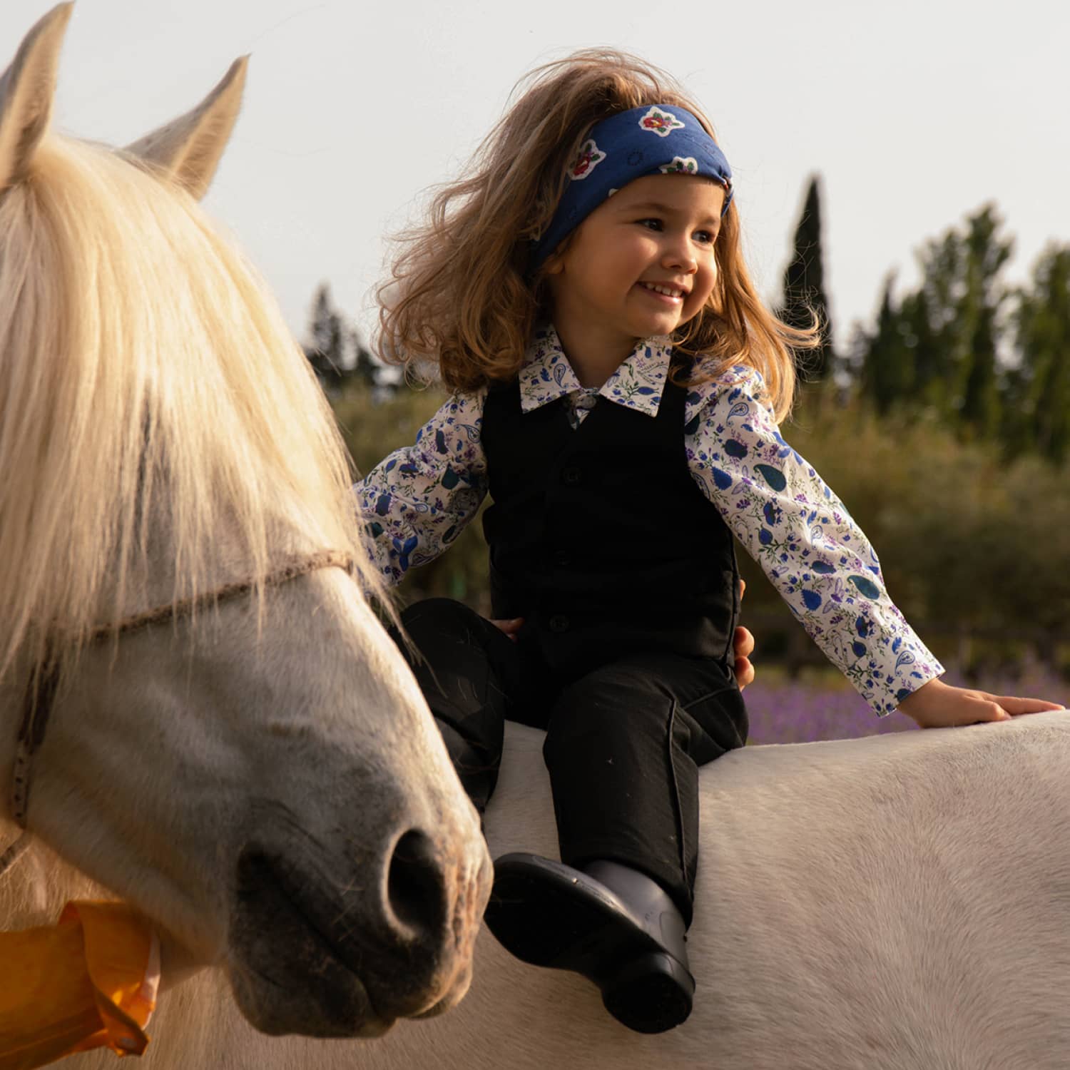 Chemise camarguaise enfant Vincent et Mireille Air de Provence